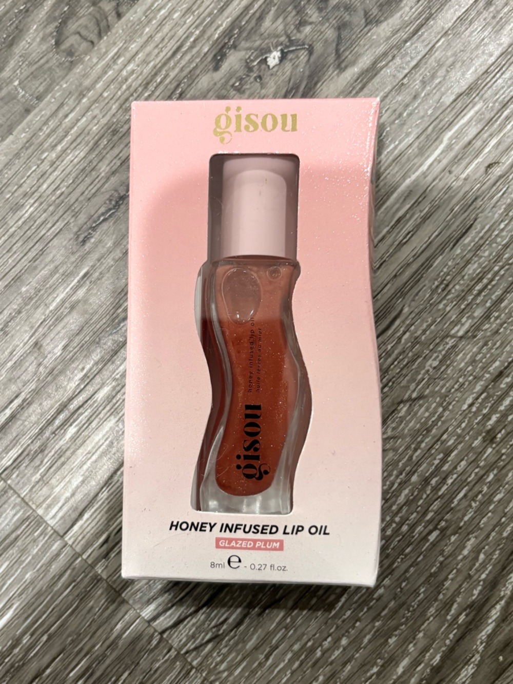 Gibson Honey-Infused Lip Oil in Peachy Coral
